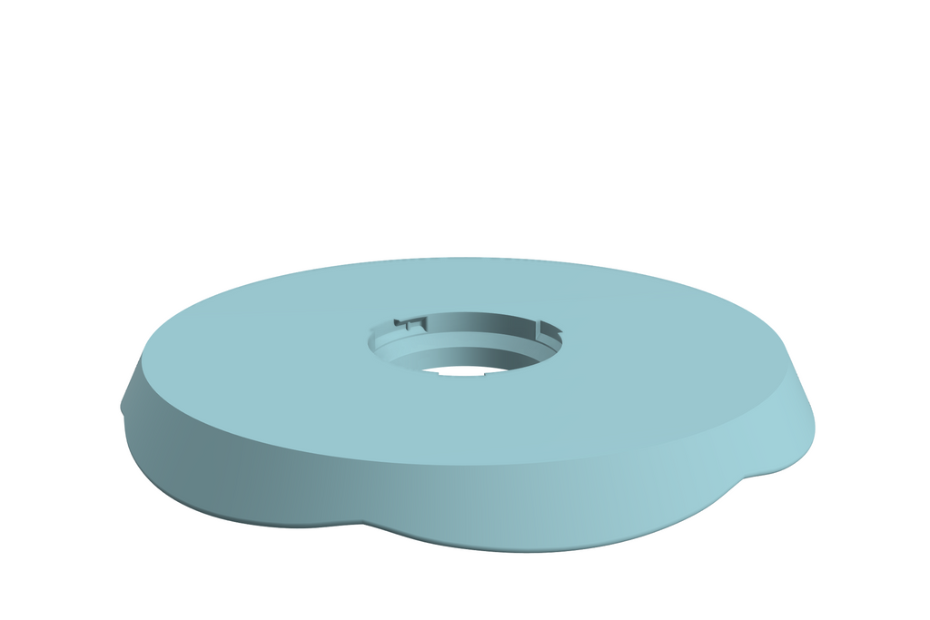 Blad Petal L | 3D Geprinte Modulaire Etagère - Ice Blue