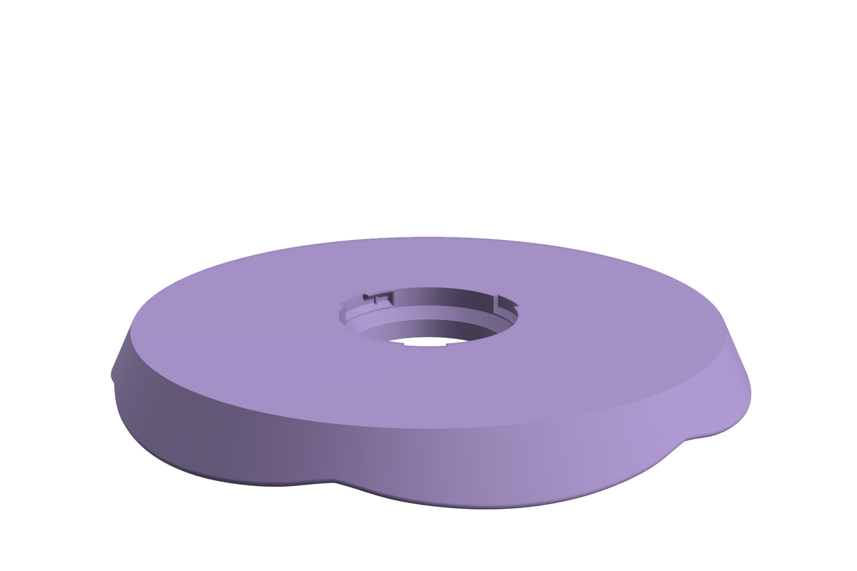 Blad Petal L | 3D Geprinte Modulaire Etagère - Lilac Purple