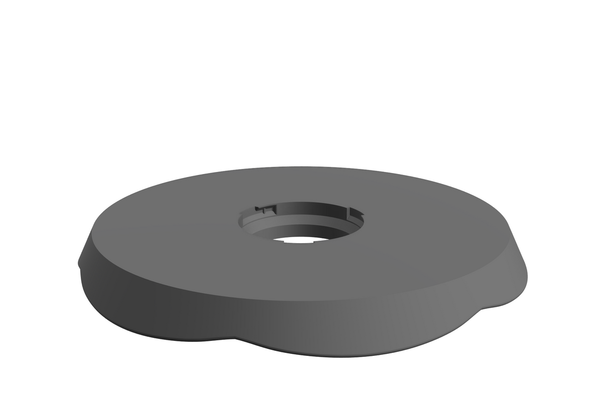 Blad Petal L | 3D Geprinte Modulaire Etagère - Nardo Gray