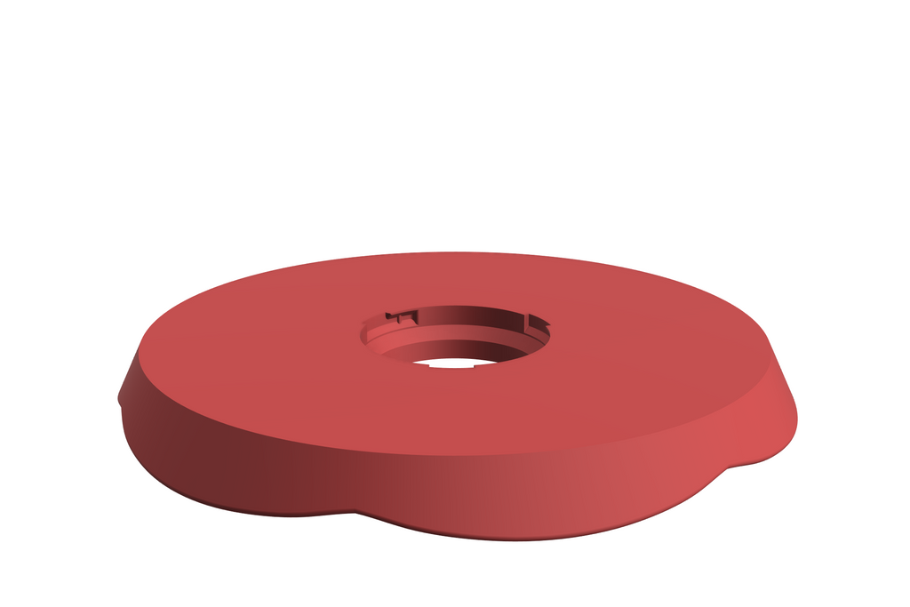 Blad Petal L | 3D Geprinte Modulaire Etagère - Scarlet Red