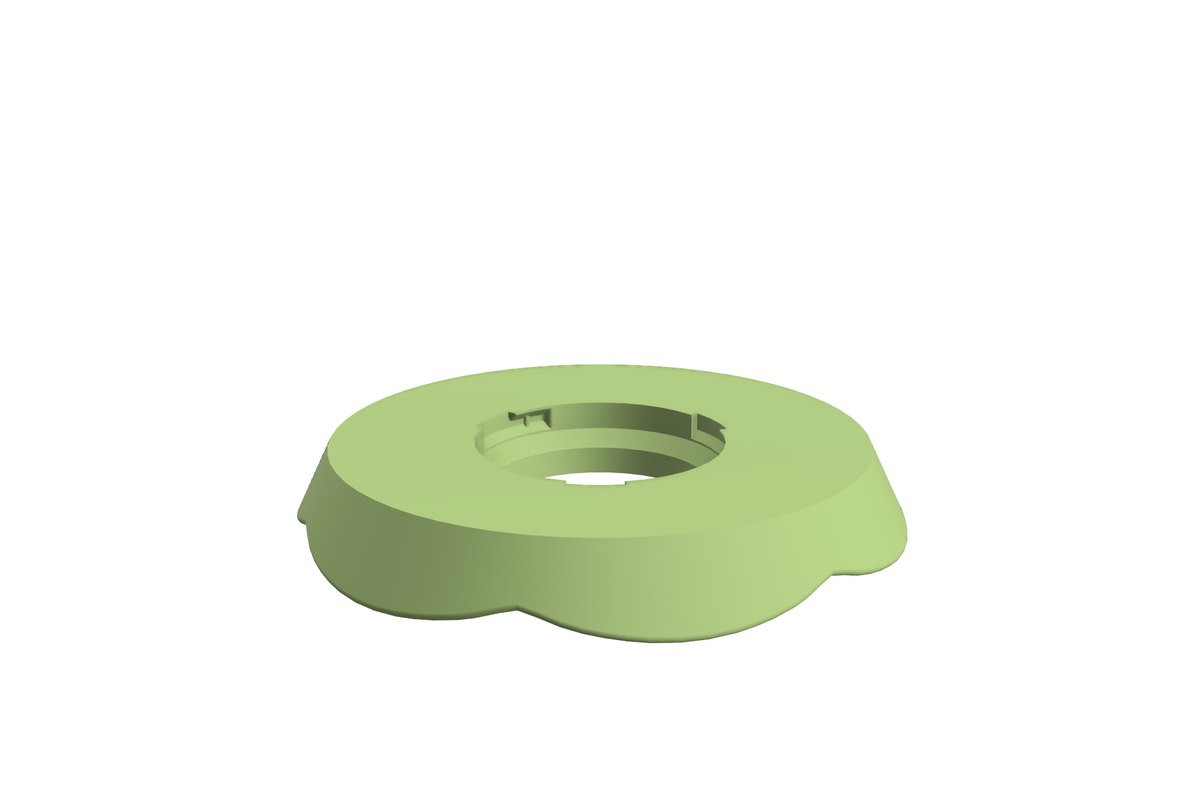 Blad Petal M | 3D Geprinte Modulaire Etagère - Apple Green