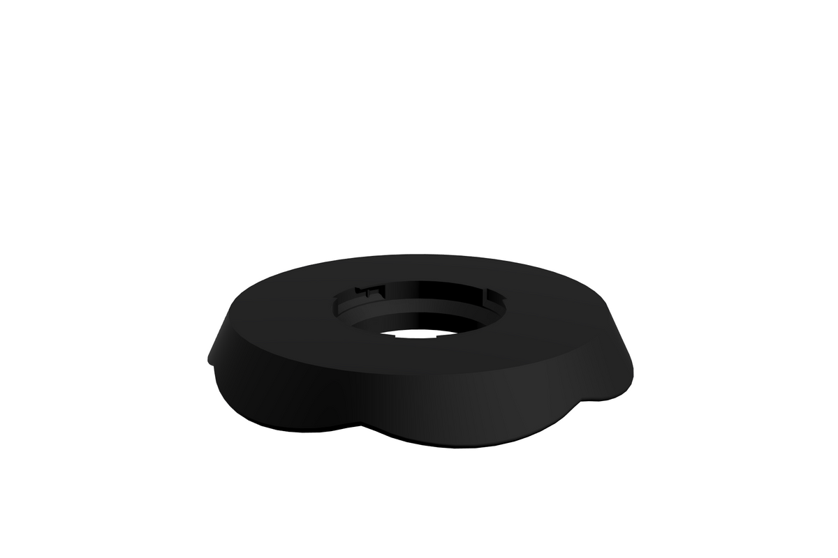 Blad Petal M | 3D Geprinte Modulaire Etagère - Charcoal Black