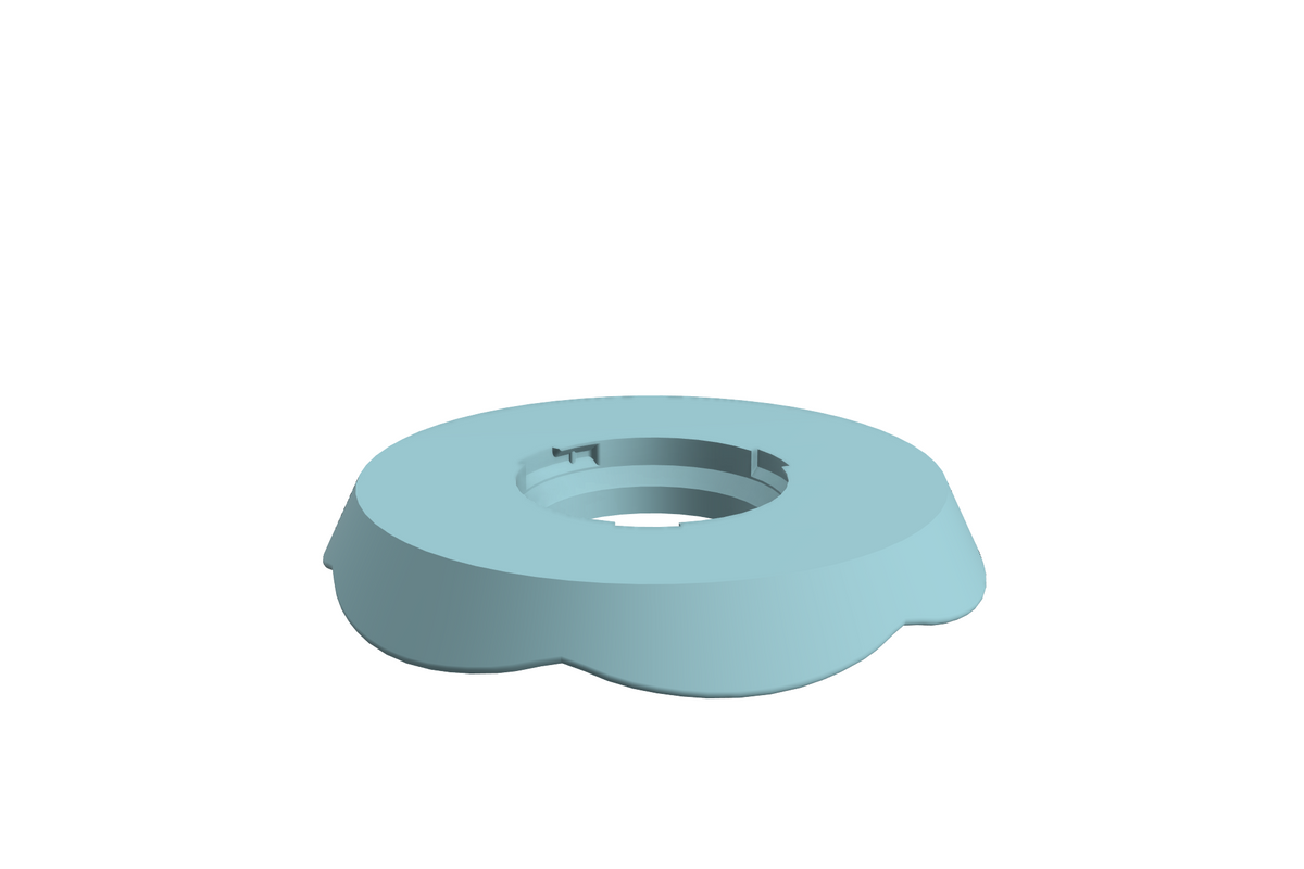 Blad Petal M | 3D Geprinte Modulaire Etagère - Ice Blue