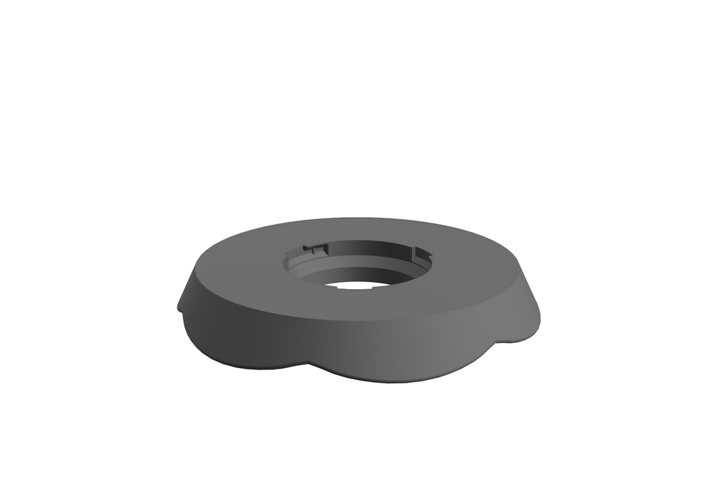 Blad Petal M | 3D Geprinte Modulaire Etagère - Nardo Gray