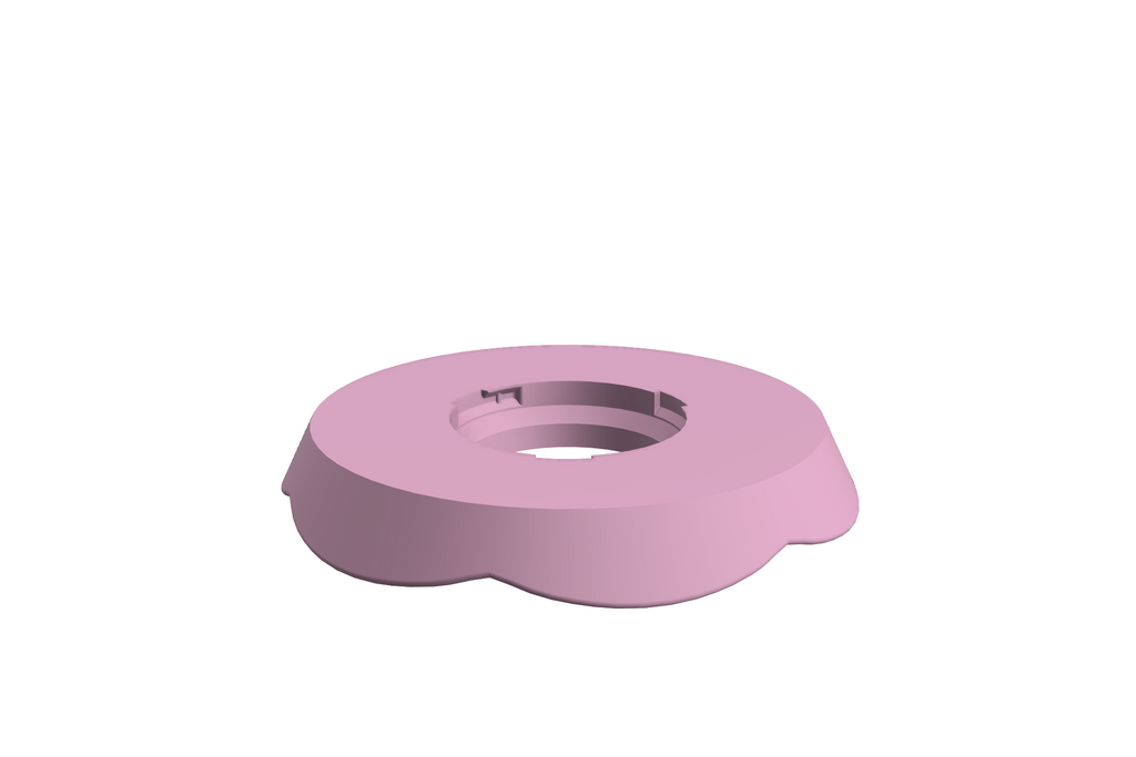 Blad Petal M | 3D Geprinte Modulaire Etagère - Sakura Pink