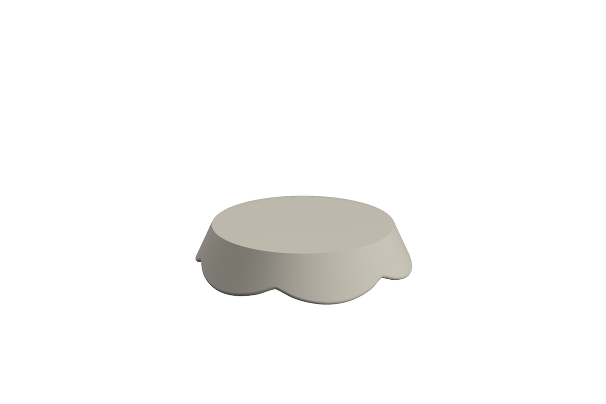 Blad Petal S | 3D Geprinte Modulaire Etagère - Bone White