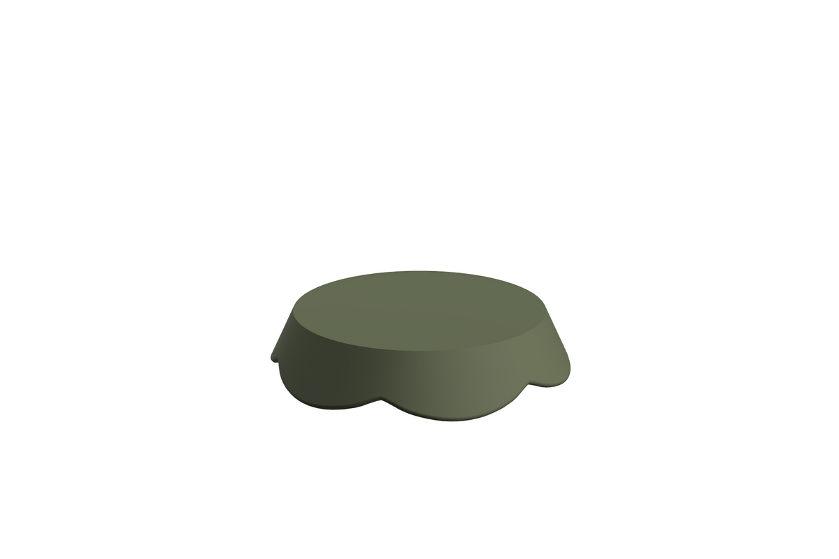 Blad Petal S | 3D Geprinte Modulaire Etagère - Dark Green