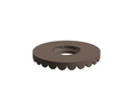 Blad Scallop M | 3D Geprinte Modulaire Etagère - Dark Brown