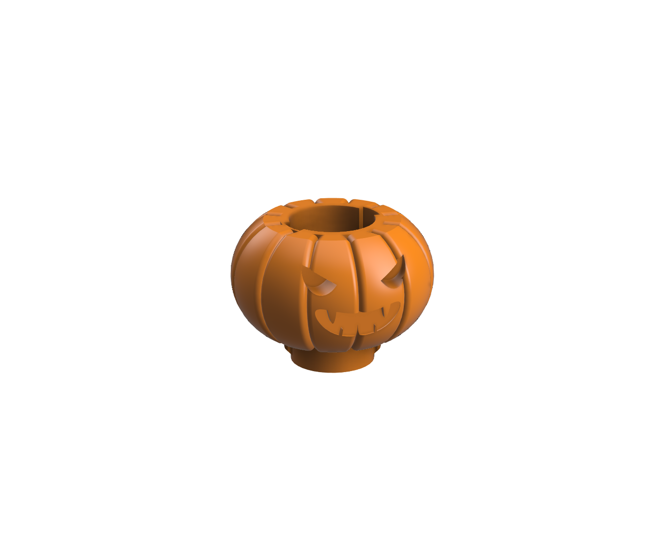 Jack O'Lantern | 3D Printed Modular Candle Holder - Halloween Special