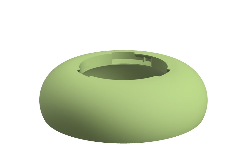 Base Boulder | 3D Geprinte Modulaire Vaas L - Apple Green