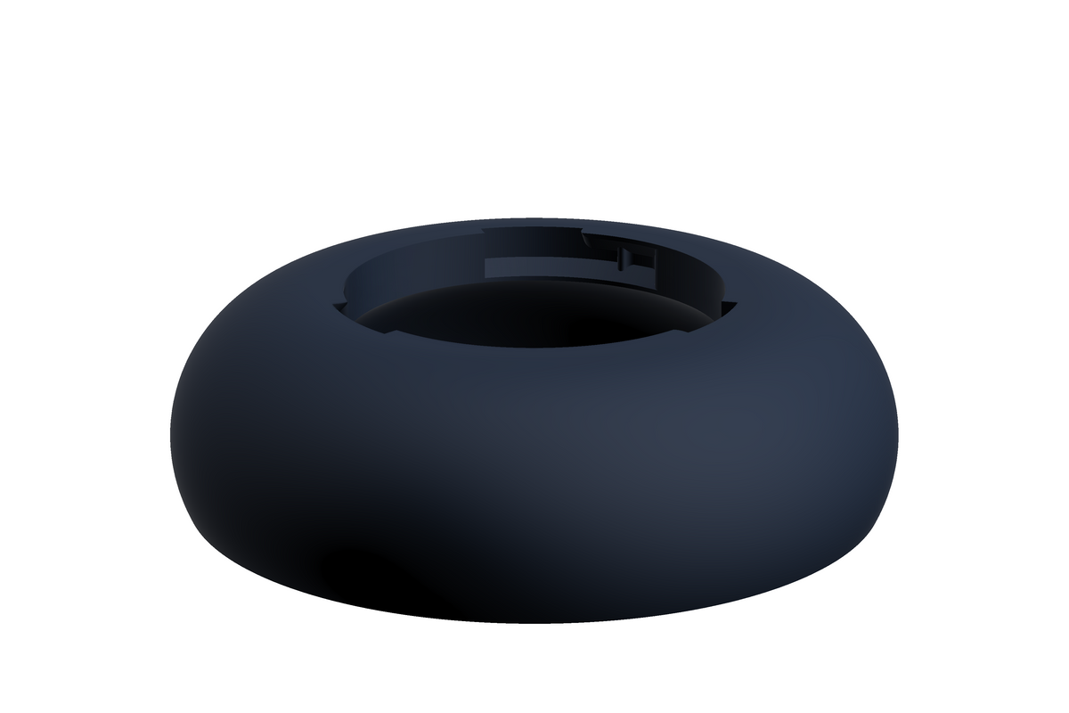 Base Boulder | 3D Geprinte Modulaire Vaas L - Dark Blue