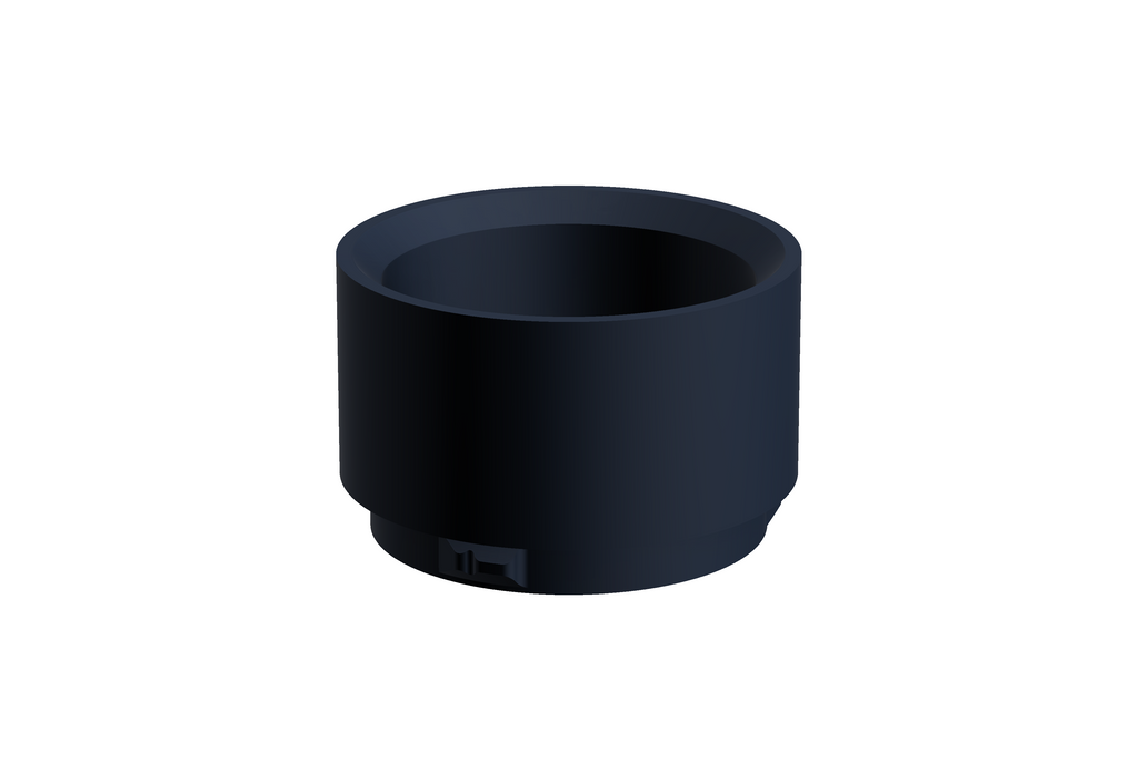 CapCup L | 3D Geprinte Modulaire Vaas L - Dark Blue