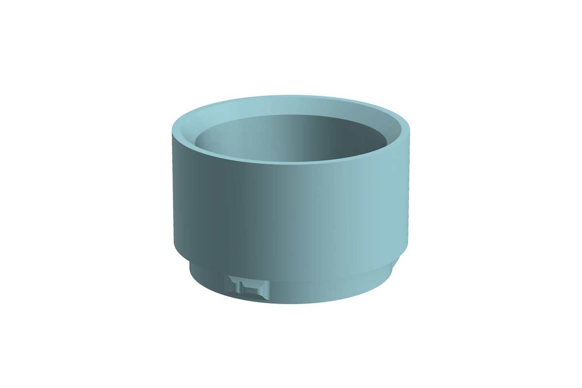 CapCup L | 3D Geprinte Modulaire Vaas L - Ice Blue