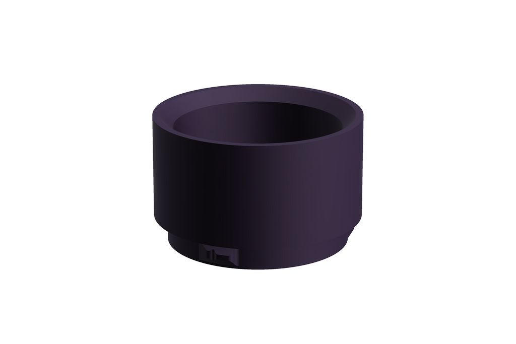 CapCup L | 3D Geprinte Modulaire Vaas L - Indigo Purple