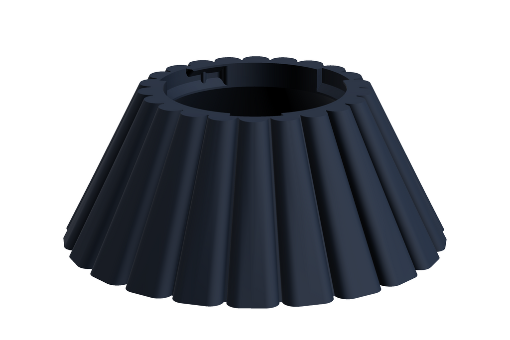 Base Dune | 3D Geprinte Modulaire Vaas L - Dark Blue