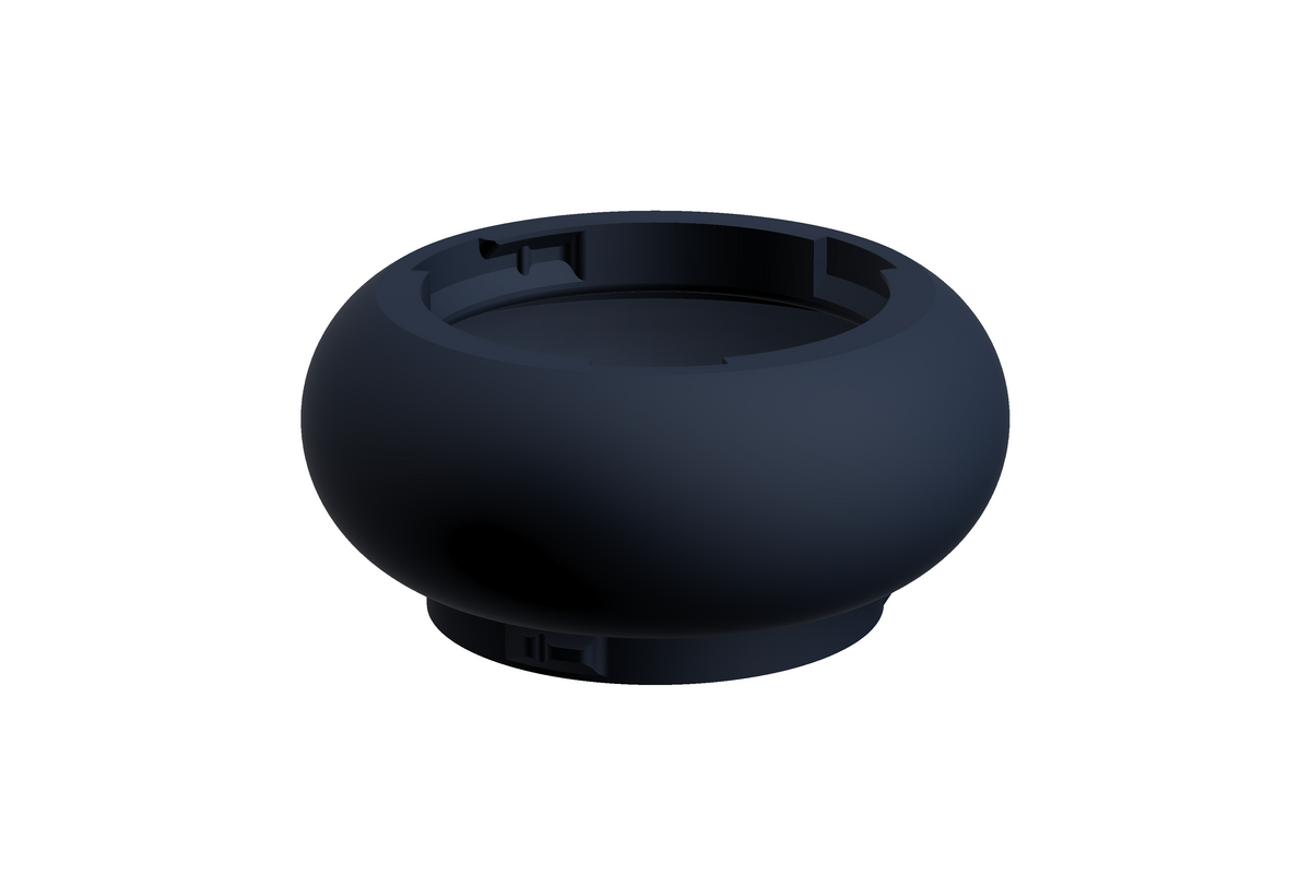 Puck | 3D Geprinte Modulaire Vaas L - Dark Blue