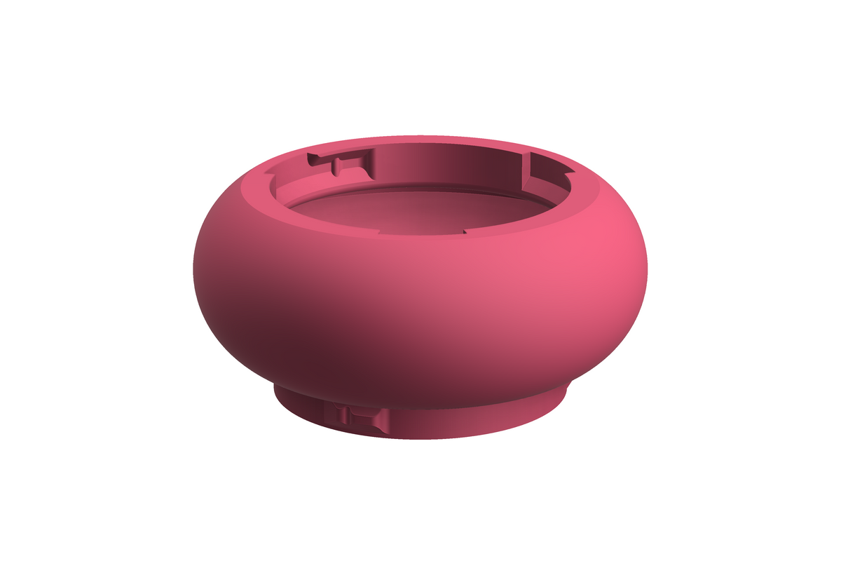 Puck | 3D Geprinte Modulaire Vaas L - Hot Pink