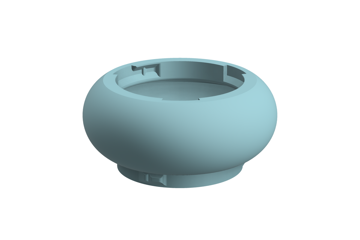 Puck | 3D Geprinte Modulaire Vaas L - Ice Blue