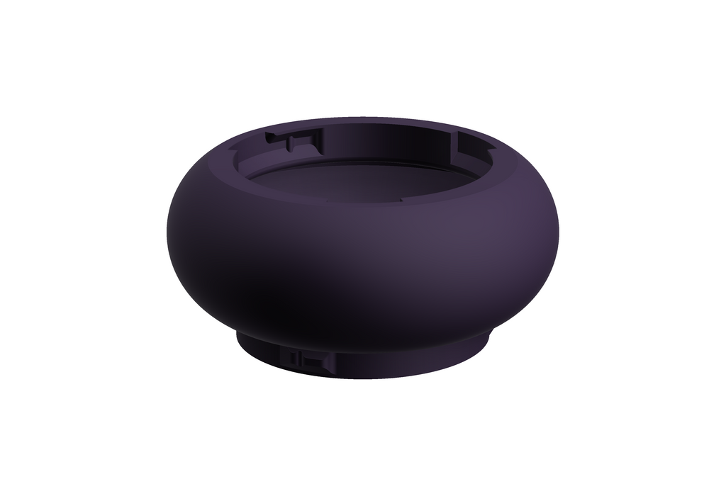 Puck | 3D Geprinte Modulaire Vaas L - Indigo Purple
