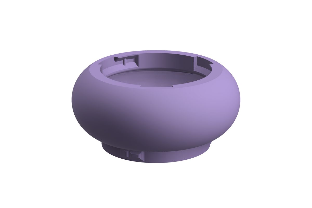 Puck | 3D Geprinte Modulaire Vaas L - Lilac Purple