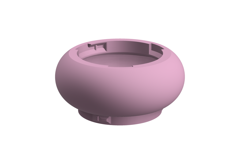 Puck | 3D Geprinte Modulaire Vaas L - Sakura Pink