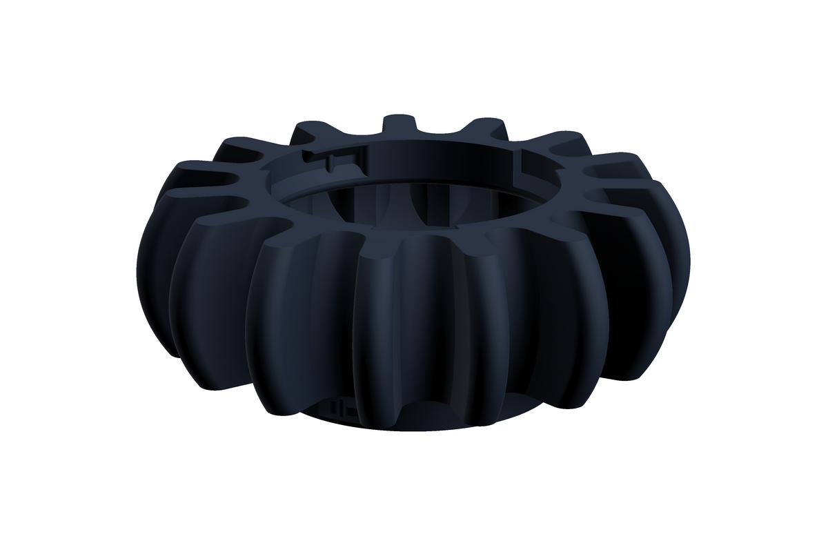 Sol | 3D Geprinte Modulaire Vaas L - Dark Blue