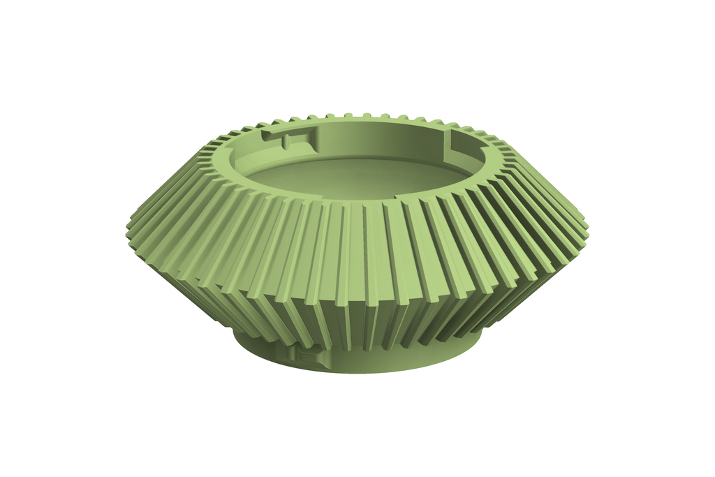UFO | 3D Geprinte Modulaire Vaas L - Apple Green