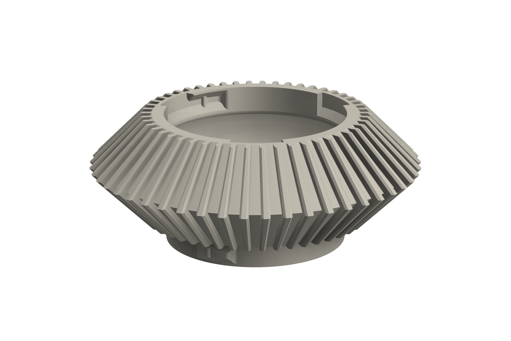 UFO | 3D Geprinte Modulaire Vaas L - Bone White