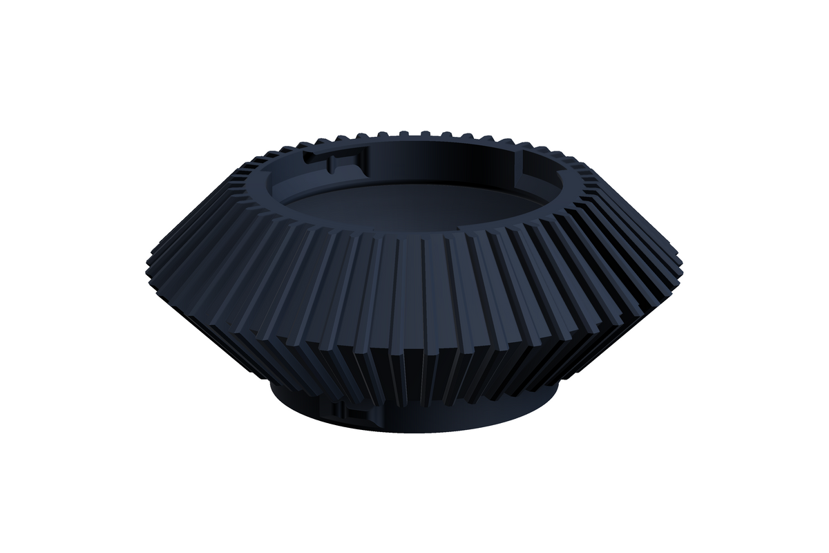 UFO | 3D Geprinte Modulaire Vaas L - Dark Blue