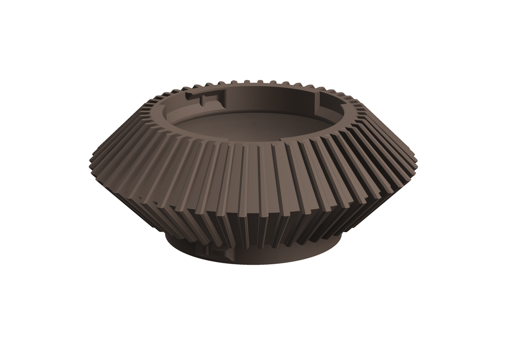 UFO | 3D Geprinte Modulaire Vaas L - Dark Brown
