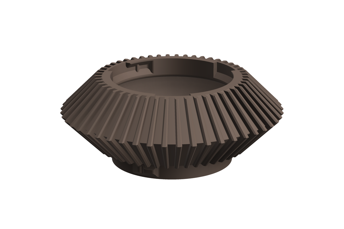 UFO | 3D Geprinte Modulaire Vaas L - Dark Brown
