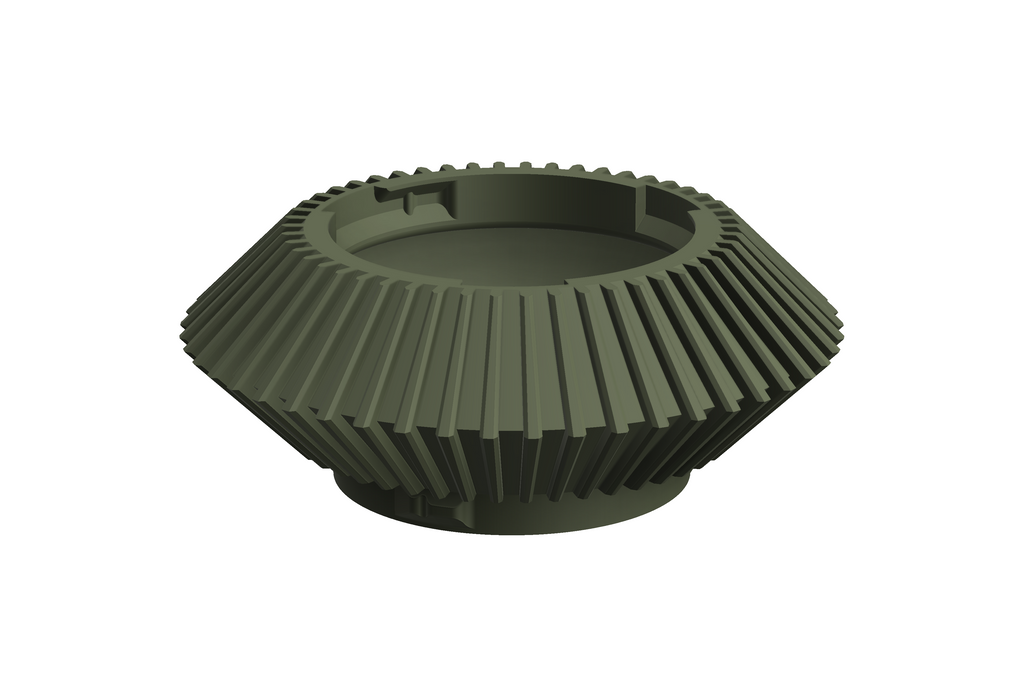 UFO | 3D Geprinte Modulaire Vaas L - Dark Green