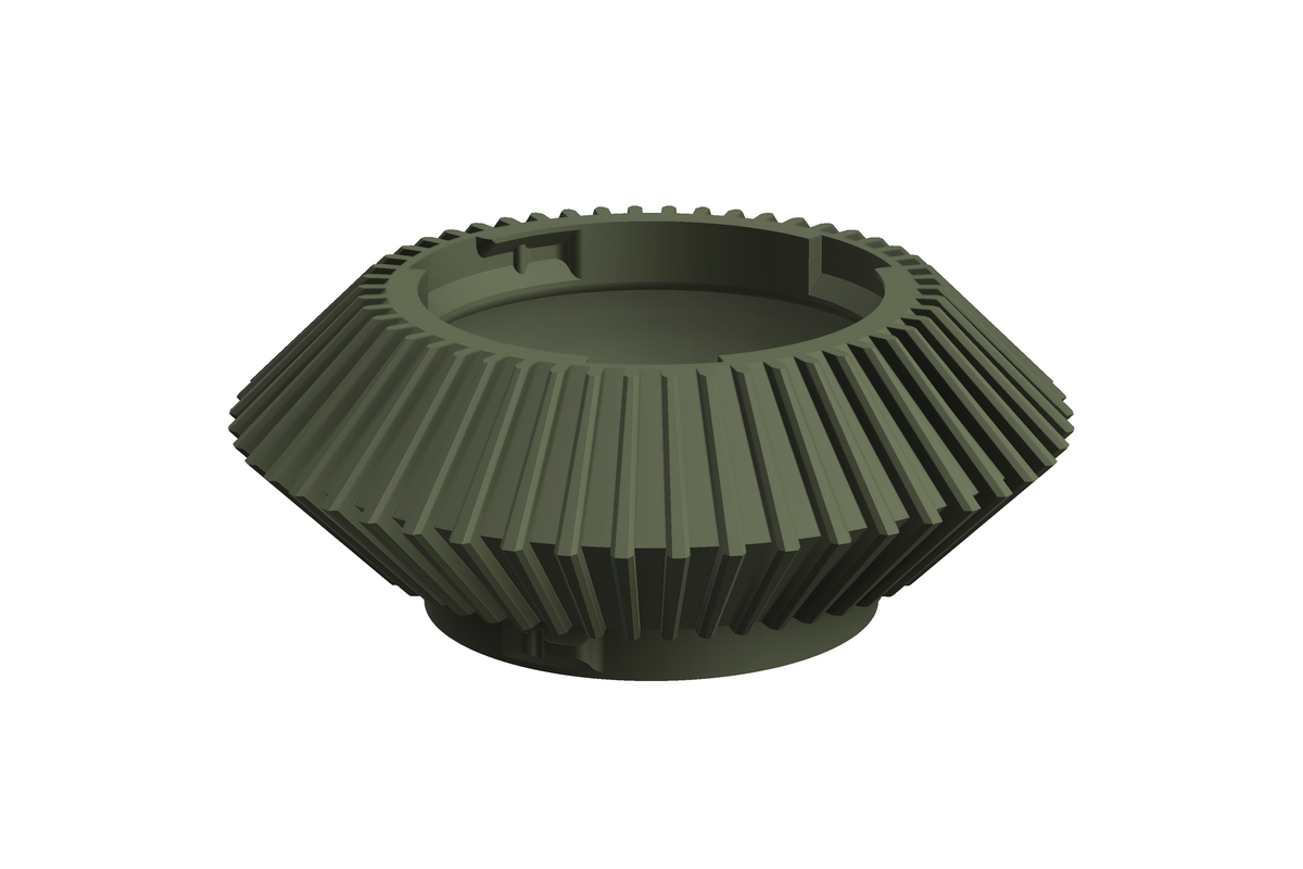 UFO | 3D Geprinte Modulaire Vaas L - Dark Green