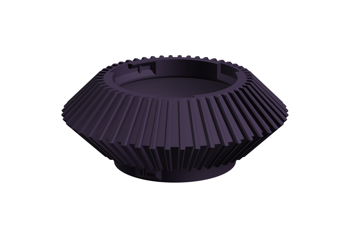 UFO | 3D Geprinte Modulaire Vaas L - Indigo Purple