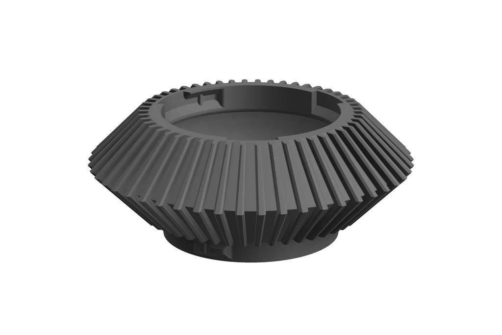 UFO | 3D Geprinte Modulaire Vaas L - Nardo Gray