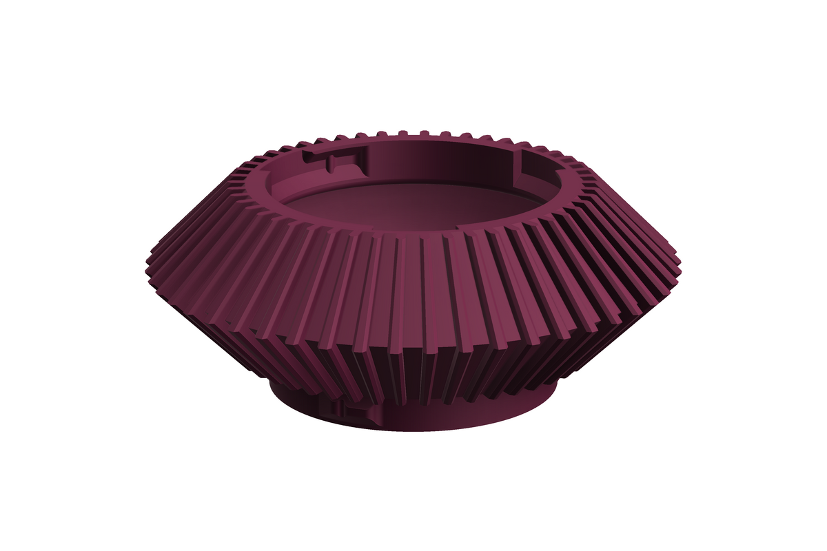 UFO | 3D Geprinte Modulaire Vaas L - Plum
