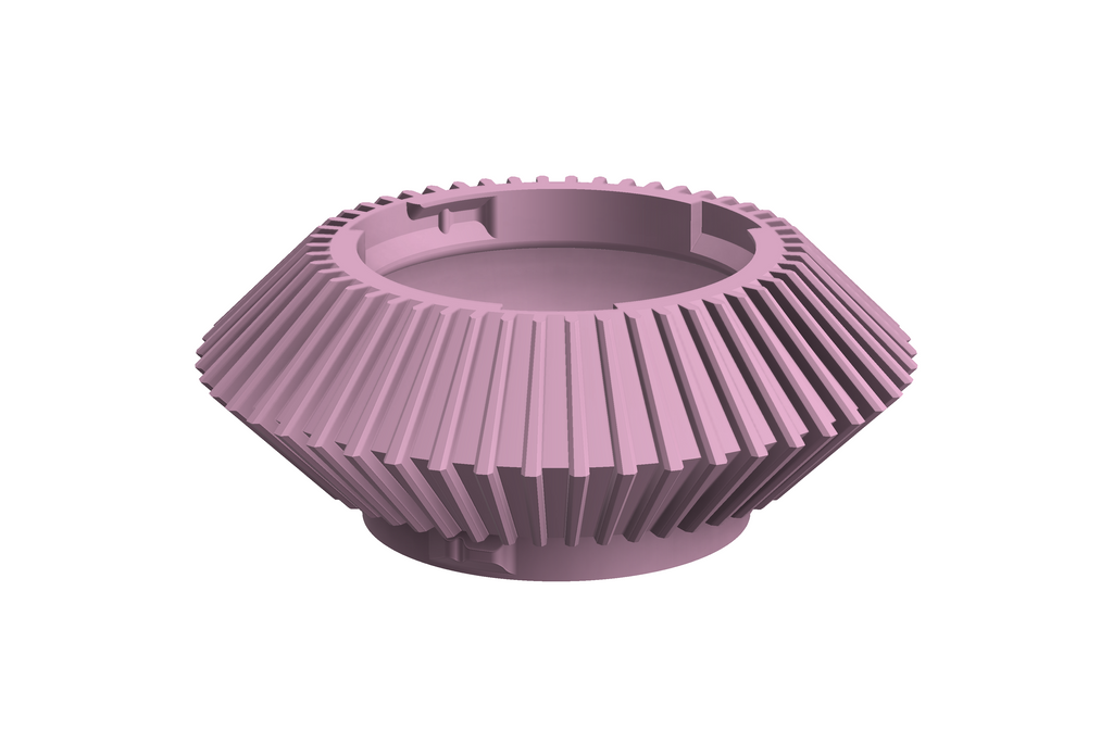UFO | 3D Geprinte Modulaire Vaas L - Sakura Pink