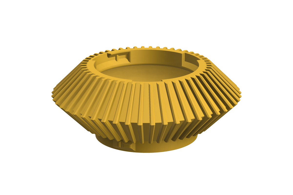UFO | 3D Geprinte Modulaire Vaas L - Sunflower Yellow