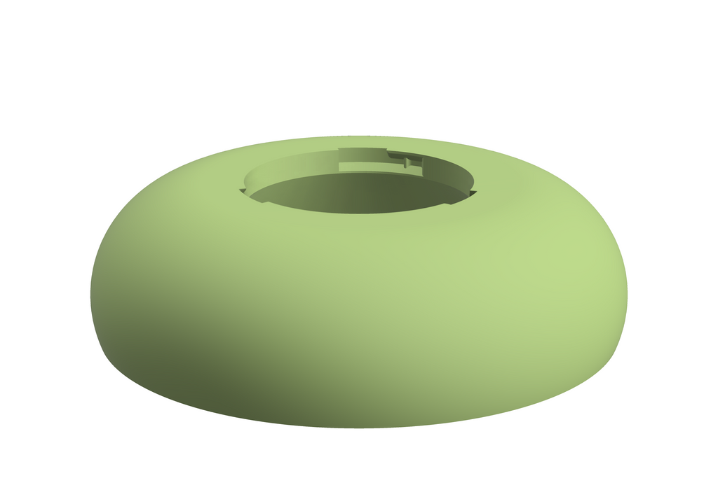 Base Boulder | 3D Geprinte Modulaire XXL Vaas - Apple Green