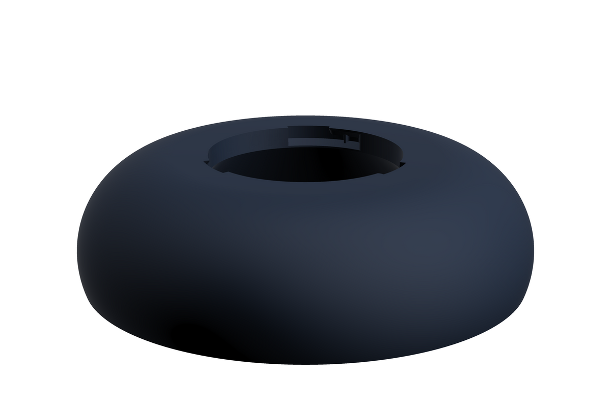 Base Boulder | 3D Geprinte Modulaire XXL Vaas - Dark Blue