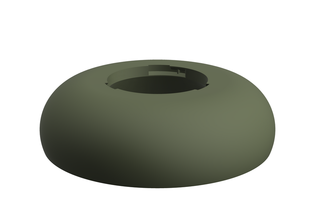 Base Boulder | 3D Geprinte Modulaire XXL Vaas - Dark Green