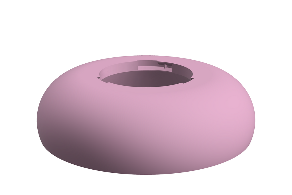 Base Boulder | 3D Geprinte Modulaire XXL Vaas - Sakura Pink