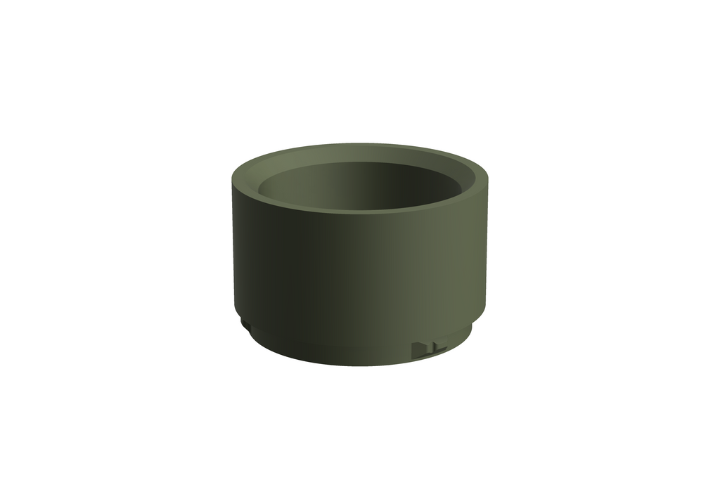 Cap Cup Set | 3D Geprinte Modulaire XXL Vaas - Dark Green