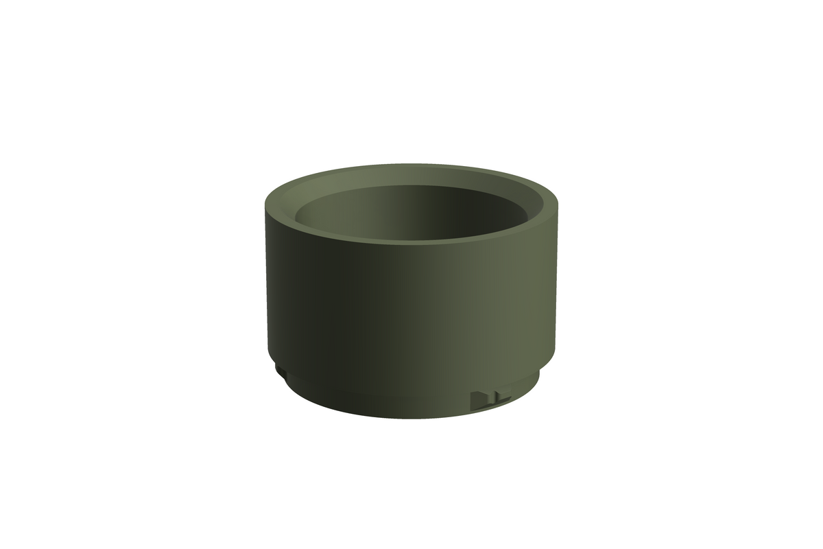 Cap Cup Set | 3D Geprinte Modulaire XXL Vaas - Dark Green