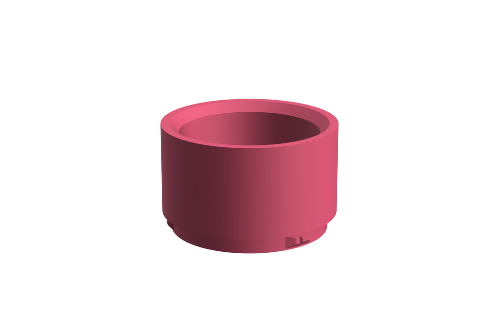 Cap Cup Set | 3D Geprinte Modulaire XXL Vaas - Hot Pink