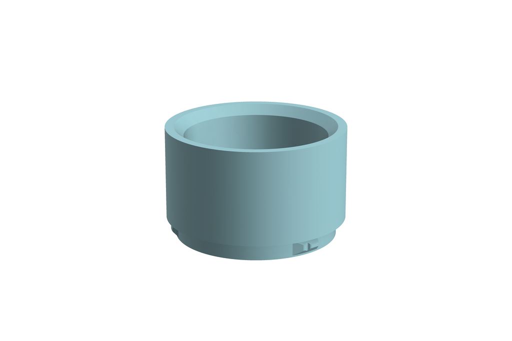 Cap Cup Set | 3D Geprinte Modulaire XXL Vaas - Ice Blue