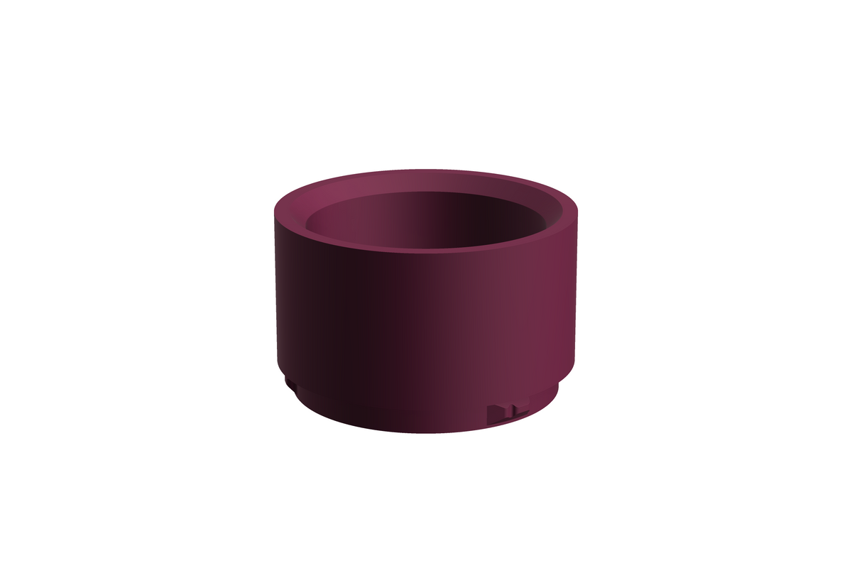 Cap Cup Set | 3D Geprinte Modulaire XXL Vaas - Plum