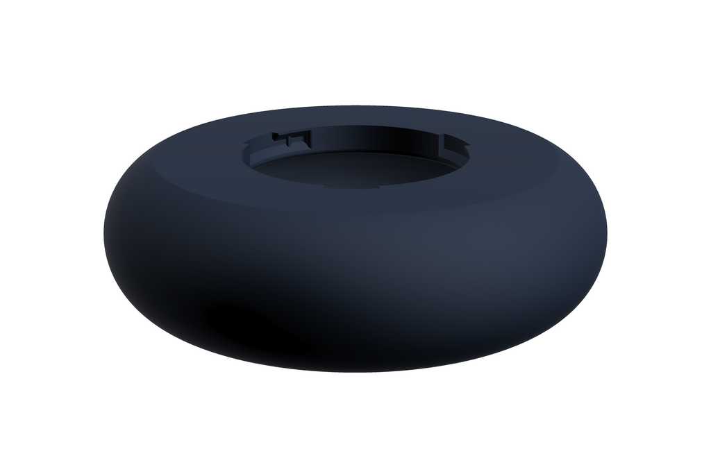 Puck | 3D Geprinte Modulaire XXL Vaas - Dark Blue