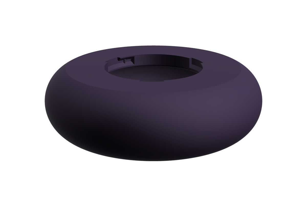 Puck | 3D Geprinte Modulaire XXL Vaas - Indigo Purple