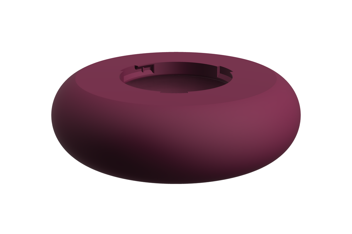 Puck | 3D Geprinte Modulaire XXL Vaas - Plum